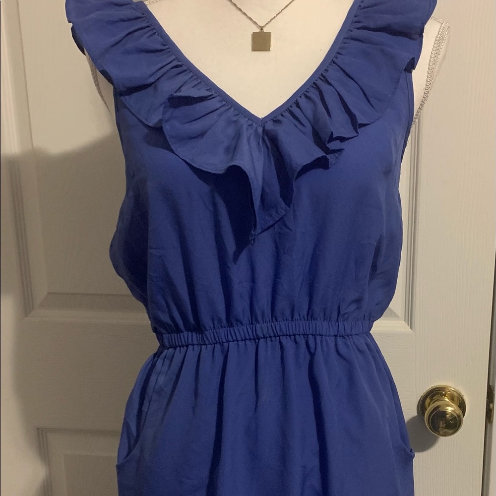 Blue sun dress